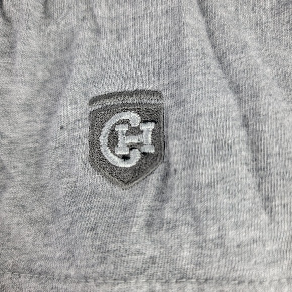 Travis Mathew Polo Shirt Mens XL Golf Gray Stripe Cotton Modal Blend CH Logo - Picture 3 of 8